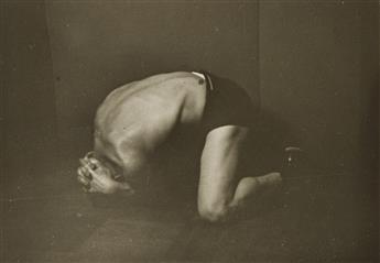 ARNOLD GENTHE (1869-1942) A suite of 10 photographs of Captain Eric Ericson displaying physical prowess. April 7, 1934.
